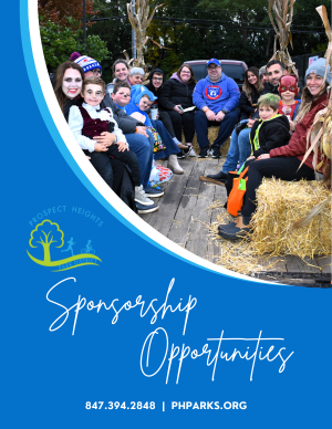 Spookfest Sponsorship Opportunity, people dressed in costume riding a hay ride