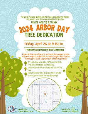 2024 Arbor Day Tree Dedication